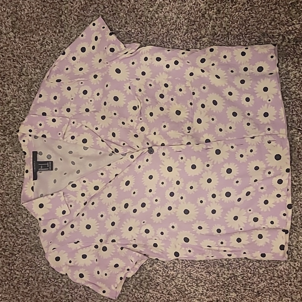 Forever 21 Button-up Blouse, Small